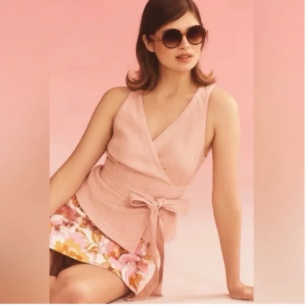Anthropologie Blush Pink Blouse